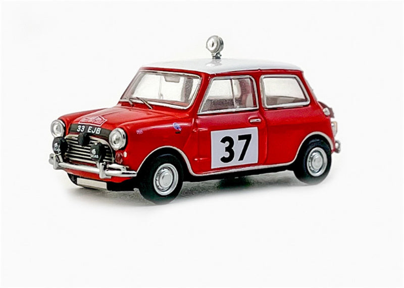 GCD Morris Cooper S Rallye Monte-Carlo 1964 Champion Car # 37 Red Right hand drive 1:64 Car Pre-built Model view1
