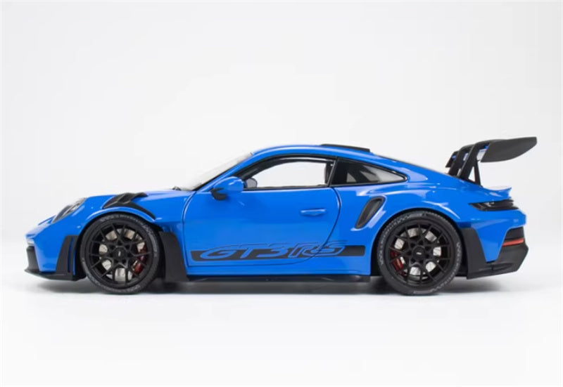 1:18 PORSCHE 911 (992) GT3 RS 2022 Blue w/ Black wheel hub  MINICHAMPS Limited Edition 500PCS ONLY DIECAST Car Model