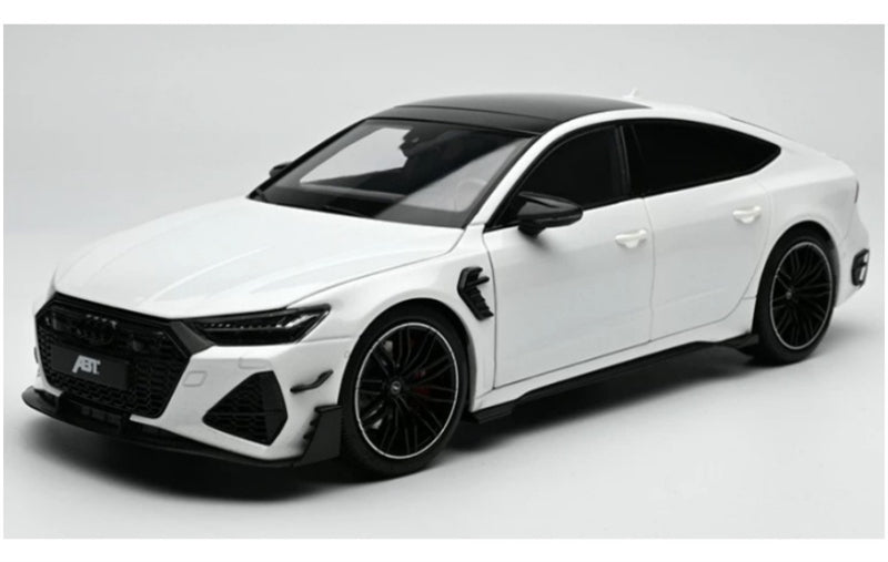 1:18 AUDI RS7 Sportback ABT  pearl white KengFai modified version DIECAST Model