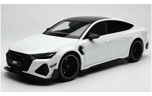 1:18 AUDI RS7 Sportback ABT  pearl white KengFai modified version DIECAST Model
