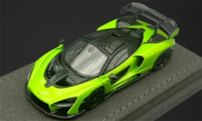 Micro Artisan Model McLaren Senna Fluorescent Green Limited Edition 199pcs ONLY 1:64 Car Pre-built Model