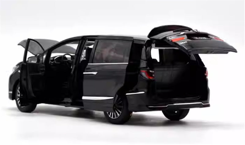 Dongfeng Honda ELYSION MPV 2022 black 1:18 Car Pre-built Model view5