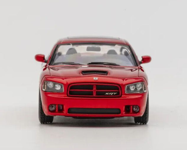 Rollin 1:64 Dodge Charger SRT8 2008 Muscle Car Diecast Model Red