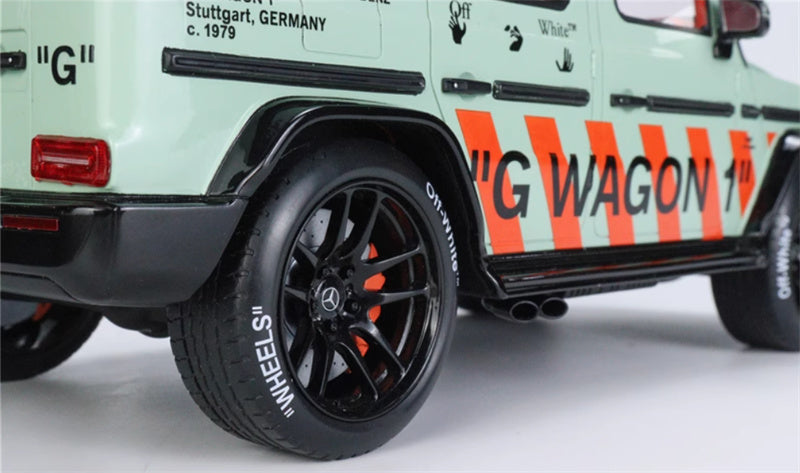 GT Spirit Mercedes AMG G63 Off-White G WAGON 1 SDESYN Limited Edition 504PCS ONLY 1:18 Truck Pre-built Model view3