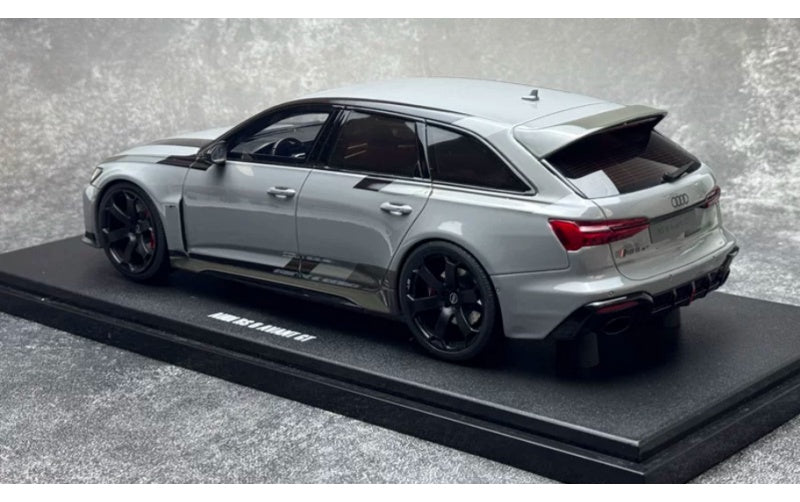 1:18 Audi RS 6 Avant GT‌ 2024 Gray GT Spirit Resin Car Model
