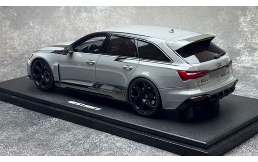 1:18 Audi RS 6 Avant GT‌ 2024 Gray GT Spirit Resin Car Model