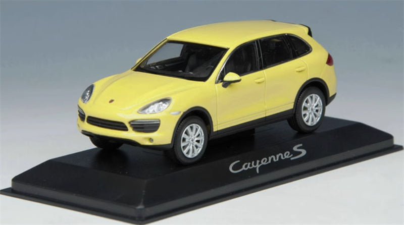 MINICHAMPS Porsche Cayenne S hybrid Yellow 1:43 Car Pre-built Model
