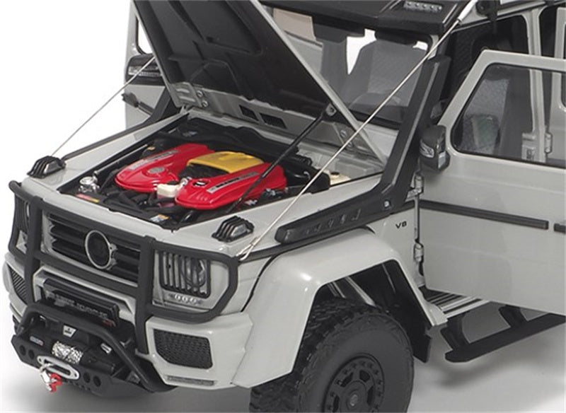 Almost Real Brabus 550 Adventure Mercedes Benz G 500 4×4² Cement grey 1:18 DIECAST car