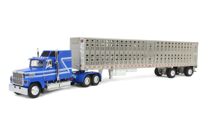 1:64 Ford PSAL Livestock LTL 9000 DCP Blue Diecast Model view1