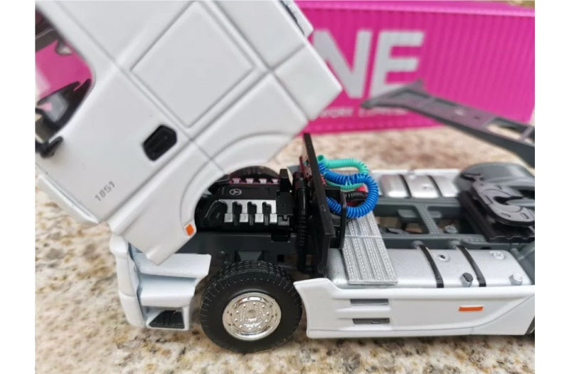Mercedes ACTROS Shipping Container Truck ONE coating 1:50 Truck Pre-built Airliner Model Display view7