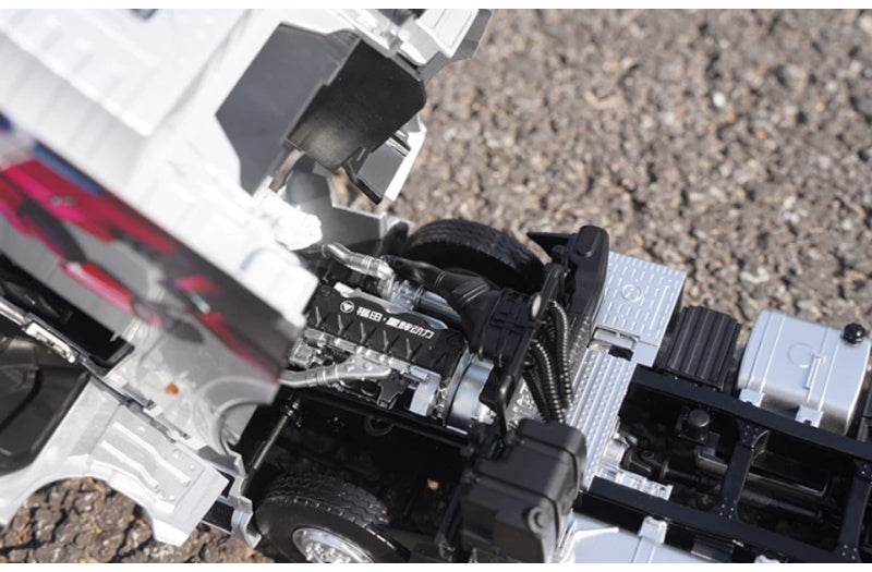 FOTON AUMAN Starlight Tractor silver 1:24 Truck Pre-built Airliner Model Display view7