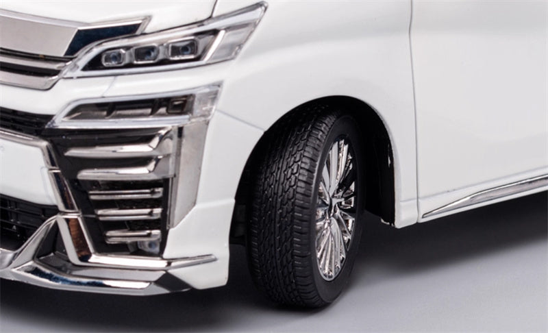 KengFai Toyota Vellfire MPV Business Vehicle white Right hand drive 1:18 Car Pre-built Model view3