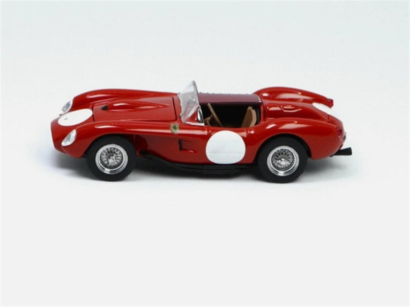 GFCC 1957 Ferrari 250 Testa Rossa Racing Red with White Circle LHD 1:64 car Pre-built Model view2