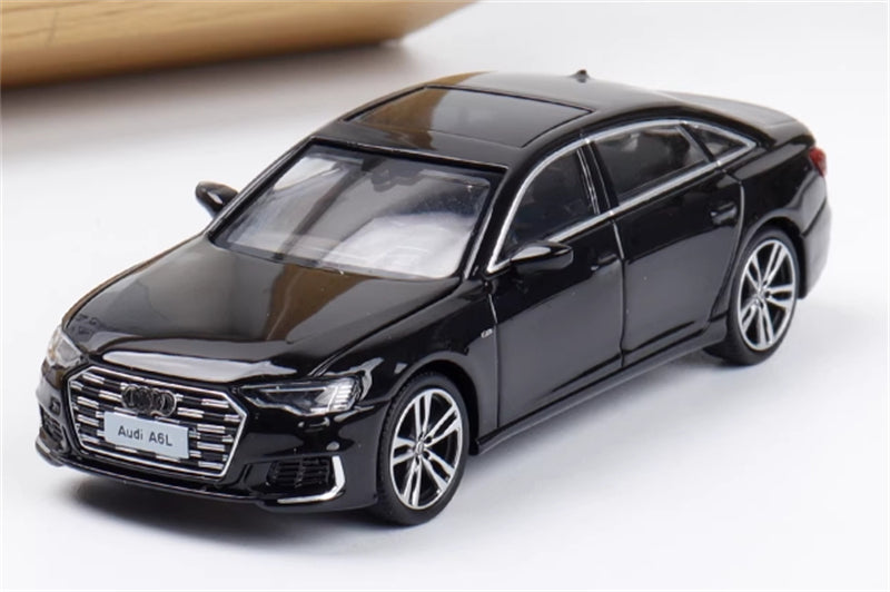 VAV AUDI A6L Black Sedan 1:64 Car Pre-built Model