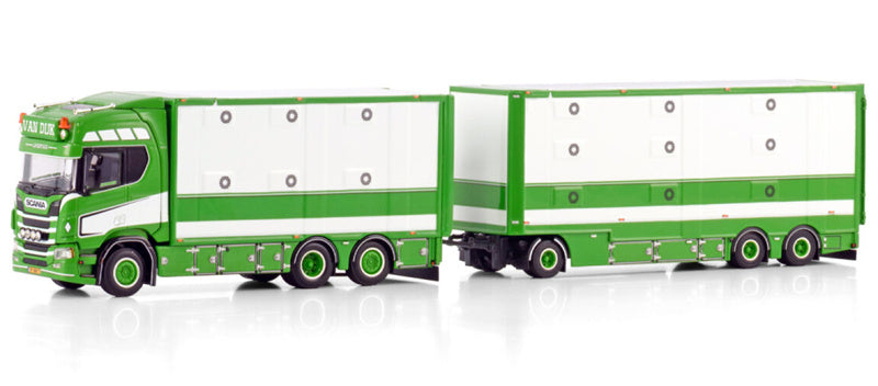 WSI SCANIA R CR20H 6X2 TAG AXLE - 6 AXLE Van Dijk 1:50 Model