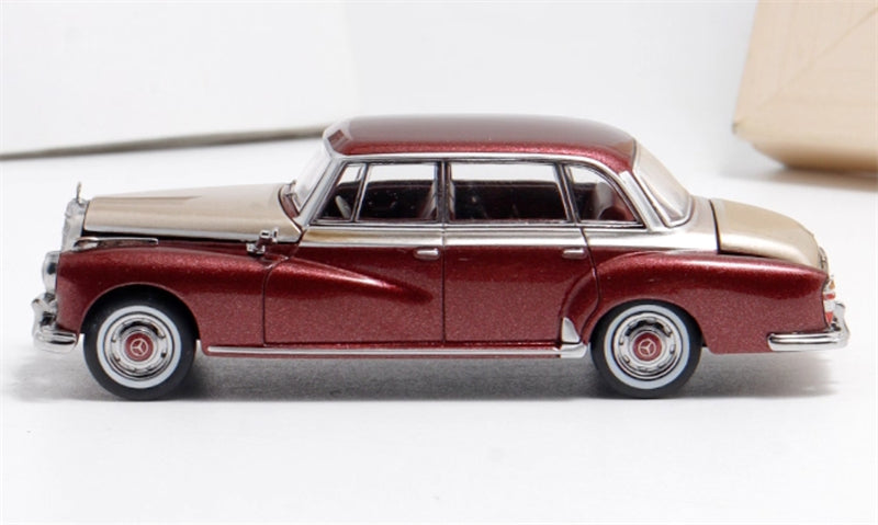 GFCC Mercedes Benz 300D 1959 vintage Car Gold Red Double Limited Edition 300PCS ONLY LHD 1:64 car Pre-built Model view3