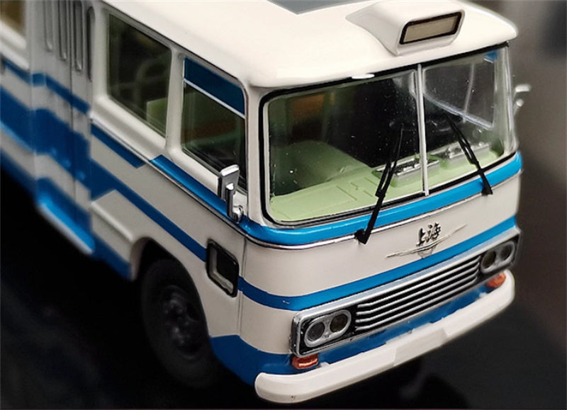 AUTO-GLIMPSE Shanghai Bus SK561G articulated trolley bus blue 1:64 Bus Pre-built Model view10
