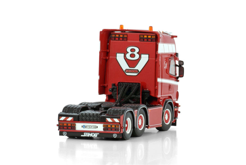 WSI SCANIA 4 SERIES TOPLINE 6X2 TWIN STEER Hartmann 1:50 Truck Pre-built Model