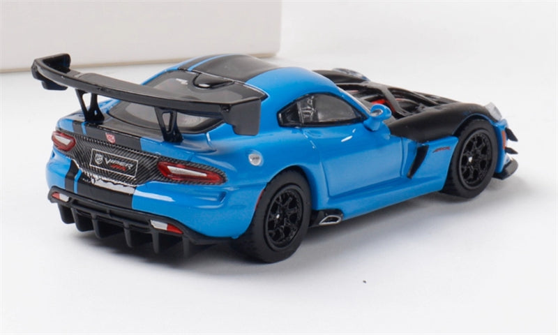 Hone Model Dodge VIPER ACR Competition Blue Limited Edition 299PCS ONLY 1:64 car Pre-built Model view3