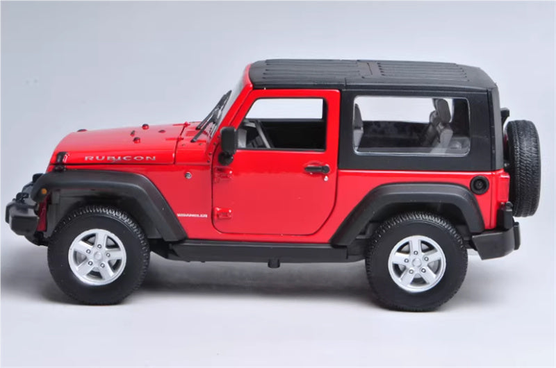 1:24 Jeep Wrangler 2007 Hardtop 2007 Red  WELLY  DIECAST Car Model