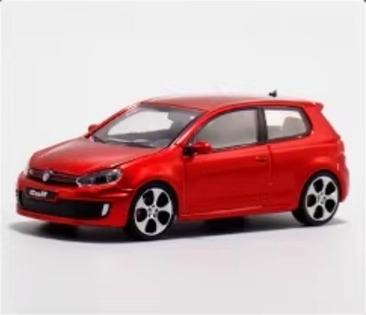 Max well Volkswagen Golf GTI 6th generation Red regular version 1:64 Car Pre-built Airliner Model Display view2