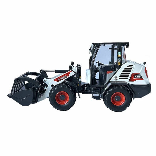 1:25   L95 Bobcat  White Red Diecast Model