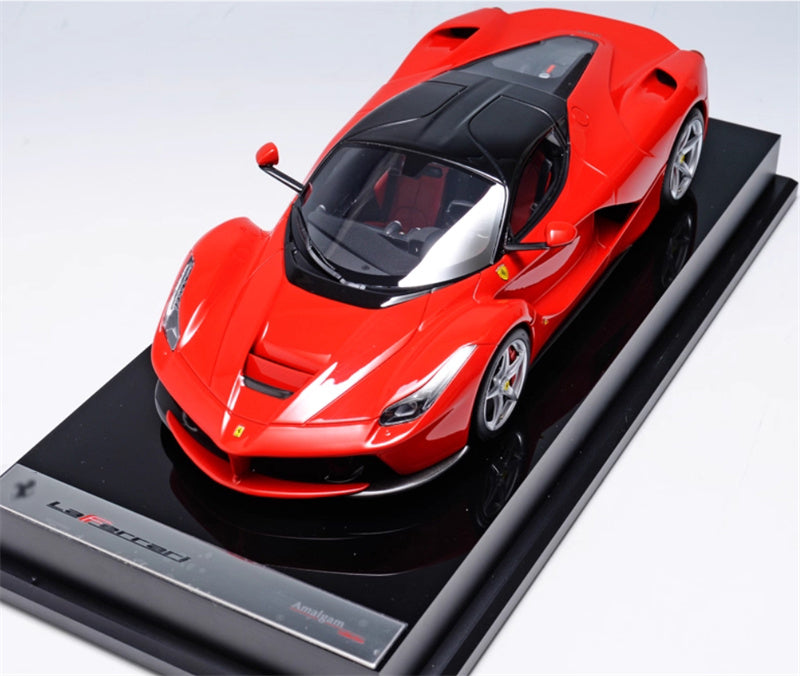 1:18 Ferrari laferrari red Amalgam Hardtop Resin Car Model view5