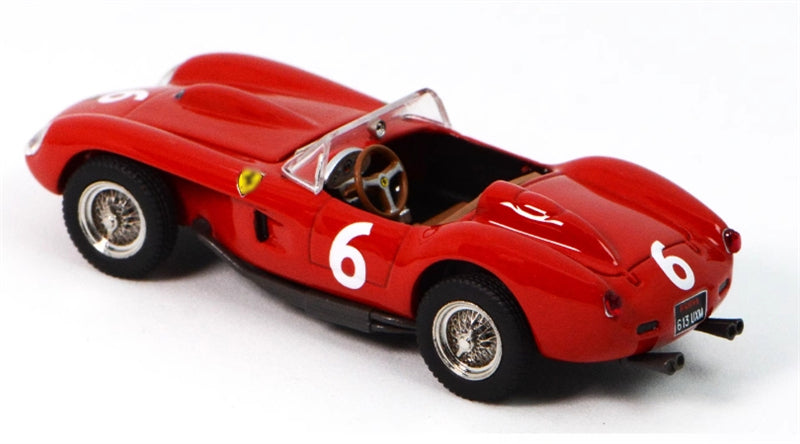 GFCC 1957 Ferrari 250 Testa Rossa Racing Red #6 LHD 1:64 car Pre-built Model view2