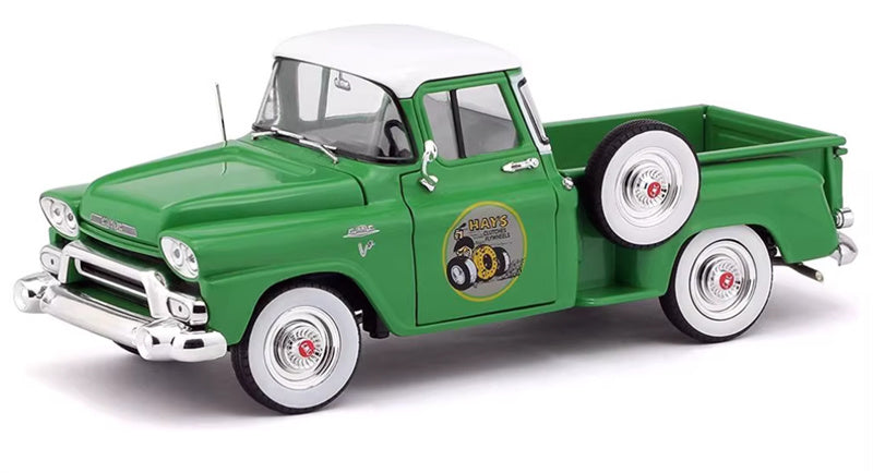 M2 Machines 1958  GMC  StepSide Truck  R70  Hays green 1:24 Truck Pre-assembled Model Display