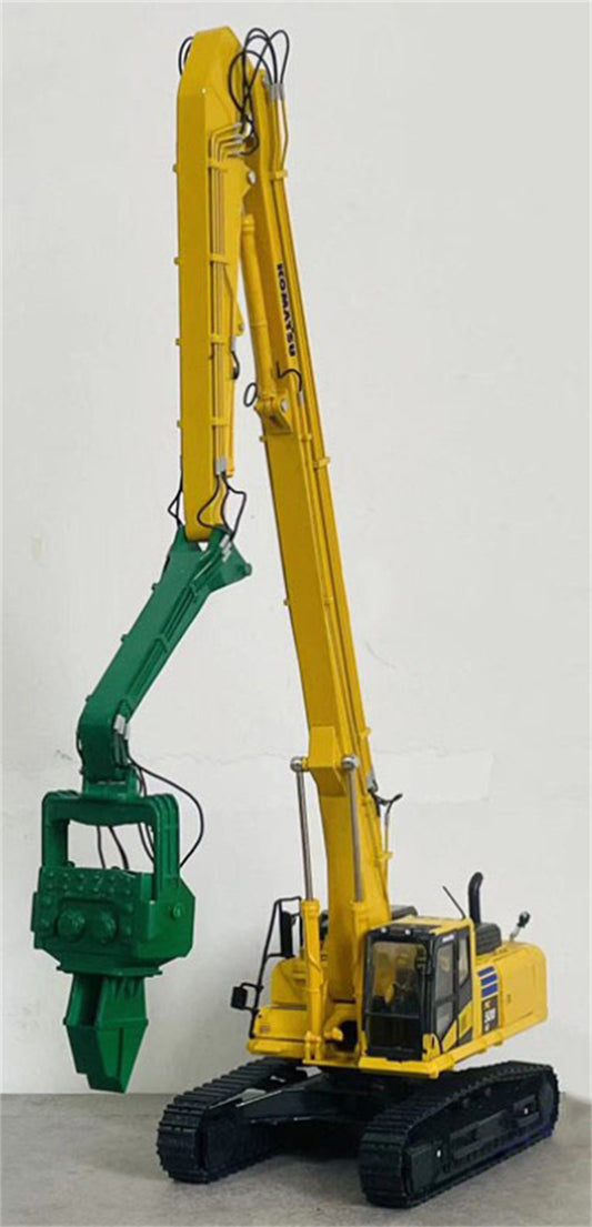 KOMATSU PC500LC-10MO Piling machine green 1/43 DIECAST Drilling Rig