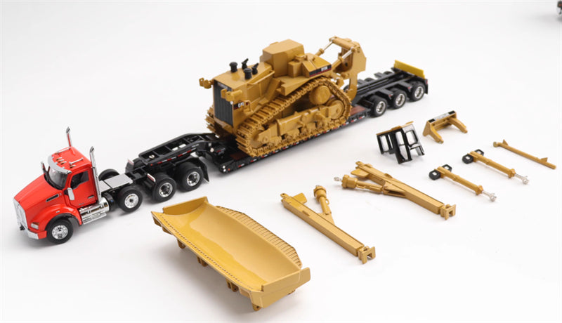 1:50 Kenworth Trail King CAT T880 TK120HDG D11R DM DIECAST Model