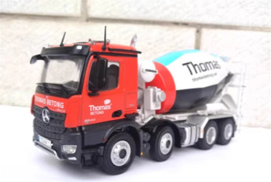 NZG AROCS 8X4 concrete mixer truck Thomas Betong 1:50 Truck Pre-built Model