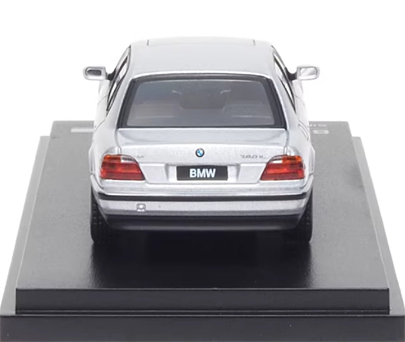 Almost Real BMW 750iL E38 Silver 1:64 Car Pre-built Airliner Model Display view6