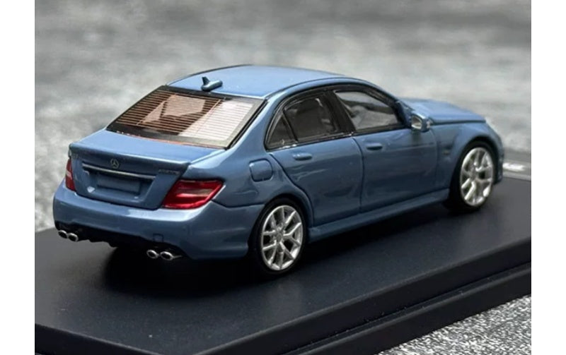 1:64 Mercedes-Benz C63 AMG W204  Blue KING MODEL  Limited Edition 799PCS ONLY DIECAST Model