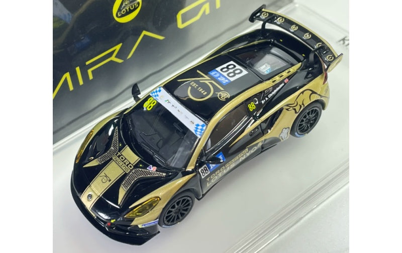 1:64 Lotus EMIRA GT4 2023 Yellow KiloWorks #88  DIECAST Model