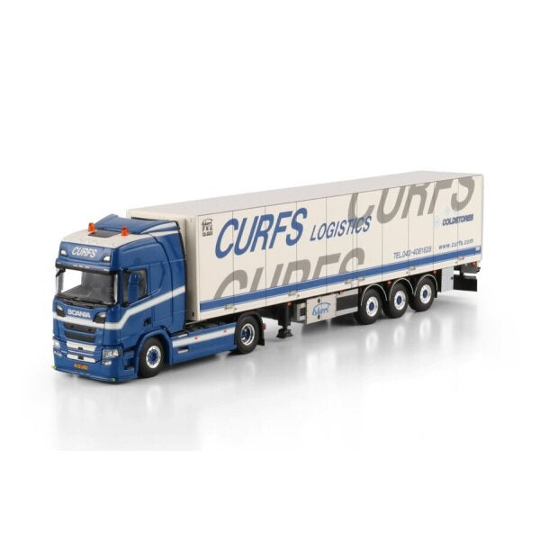1:50 SCANIA CURFS R CR20H 4X2 REEFER TRAILER 3 AXLE WSI   DIECAST Model