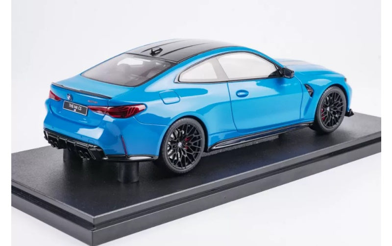 1:18 BMW M4 CS (G82) 2024 Blue GT Spirit Limited Edition Resin Car Model