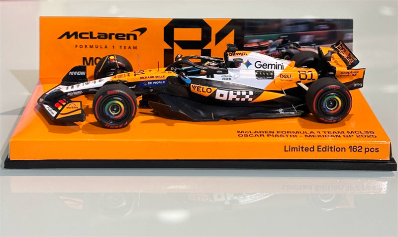 1:43 McLaren MCL39 Piastri Mexican 2025  MINICHAMPS Limited Edition 162PCS ONLY Resin Model