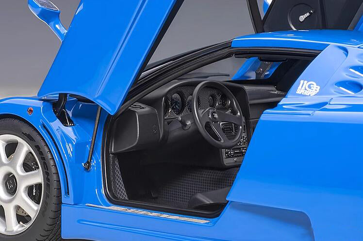 AUTOART BUGATTI EB110 SS blue 1:18car Pre-a Model