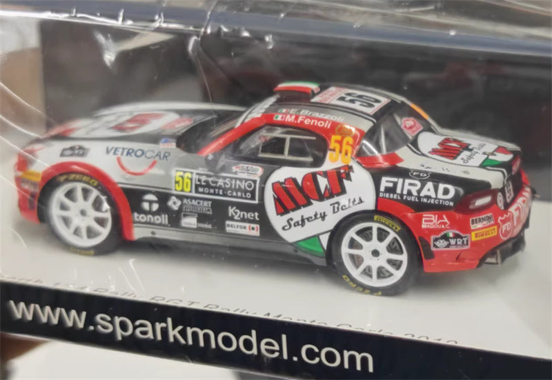 Spark Abarth 124 Rally RGT Rally Monte Carlo 2019 1:43 Car Pre-built Model view2