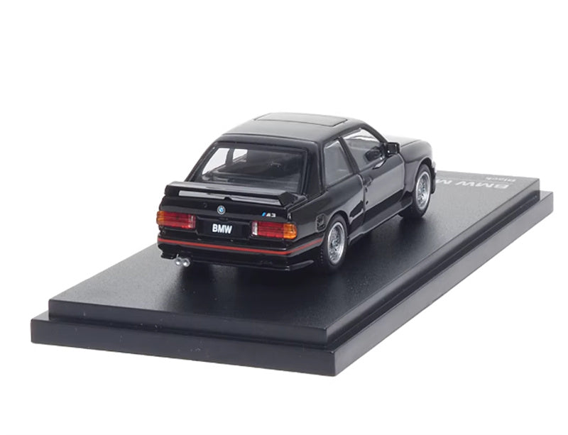 Almost Real BMW M3 E30 Black 1:64 Car Pre-built Airliner Model Display view2