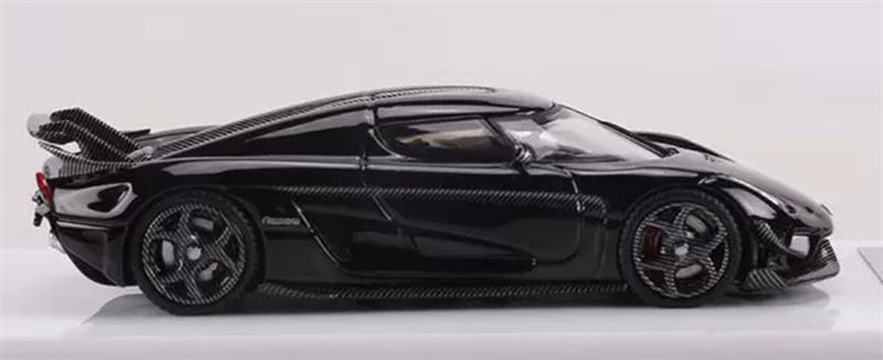 1:64 Koenigsegg Regera Carbon fiber pearl black SC ART DIECAST Civil Car Model