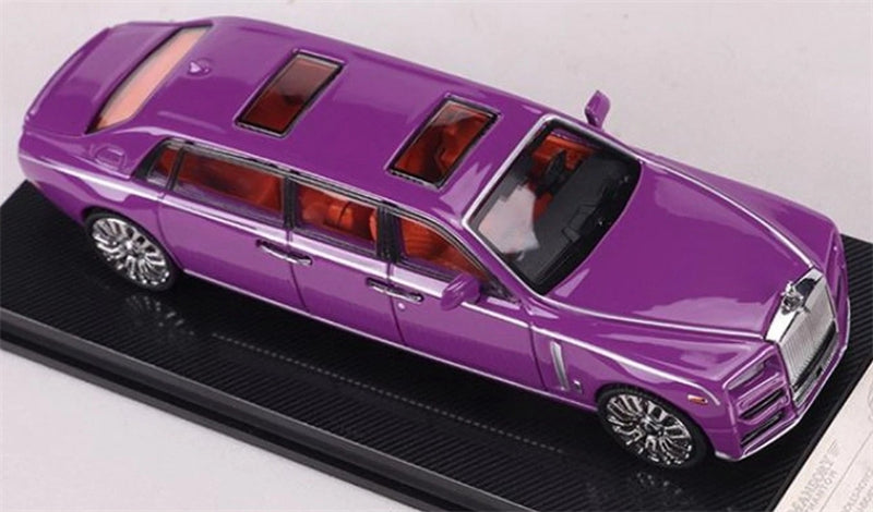 SC Art Rolls-Royce Phantom VII Purple Limited Edition 1:64 Car Pre-built Model