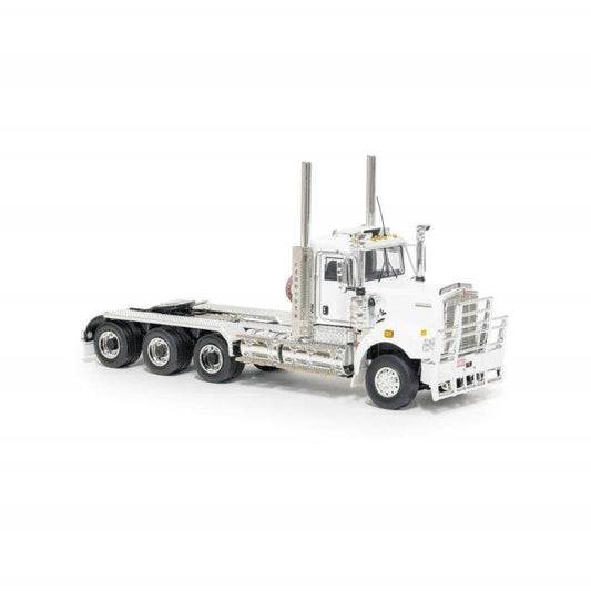 1:50 Kenworth  C509 Tri Drive Drake Limited Edition White Black Diecast Model
