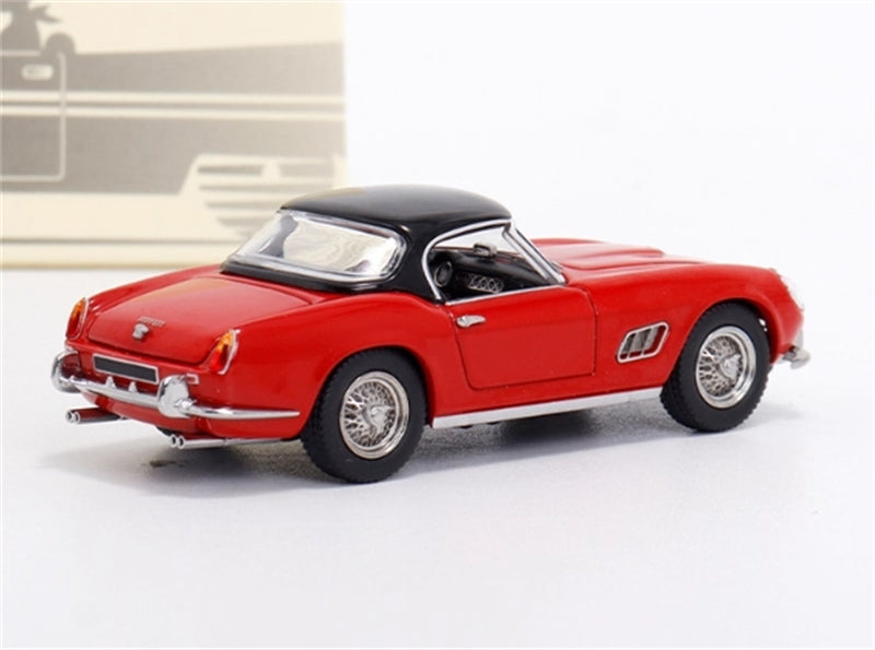 GFCC 1960 SWB Ferrari 250GT California Convertible Red Black Interior Limited Edition 499PCS ONLY LHD 1:64 car Pre-built Model view2