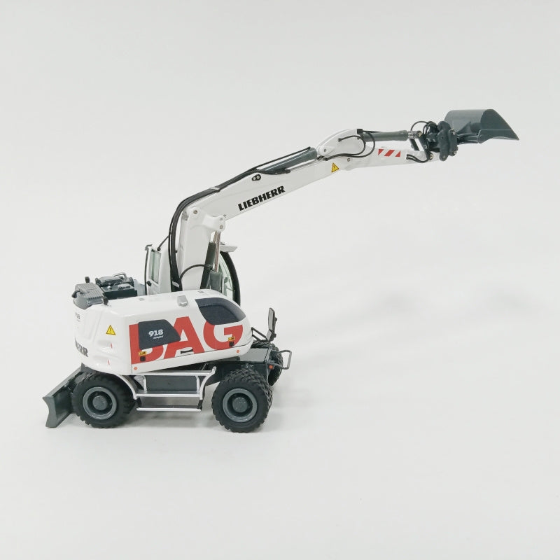 NZG Liebherr A918 Compact Strabag Wheeled Excavator 1:50 Truck Pre-built Model