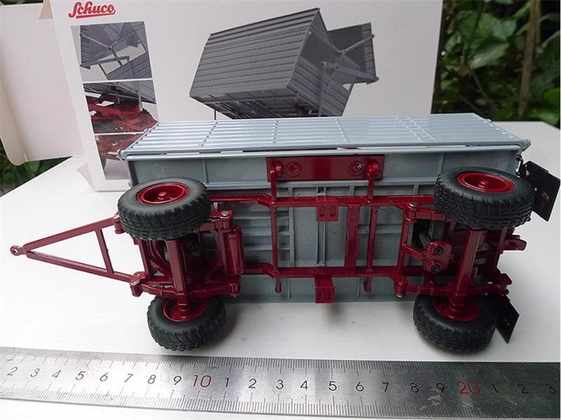 Schuco Fortschritt HW 80 SHA German trailer silver 1:32 Truck Accessories Pre-built Model