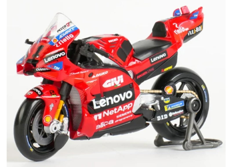 1:18 Ducati DESMOSEDICI GP 2024 Red TEAM 2024 #1 BAGNAIA Maisto  Diecast Motorcycle Model
