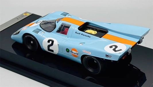 1:18 Porsche 917K GULF Amalgam Le Mans Racing #2 Resin Car Model view2