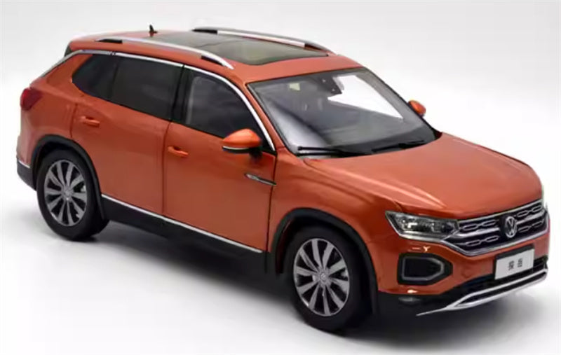 FAW Volkswagen VW TAYRON SUV orange 1:18 Car Pre-built Model view6